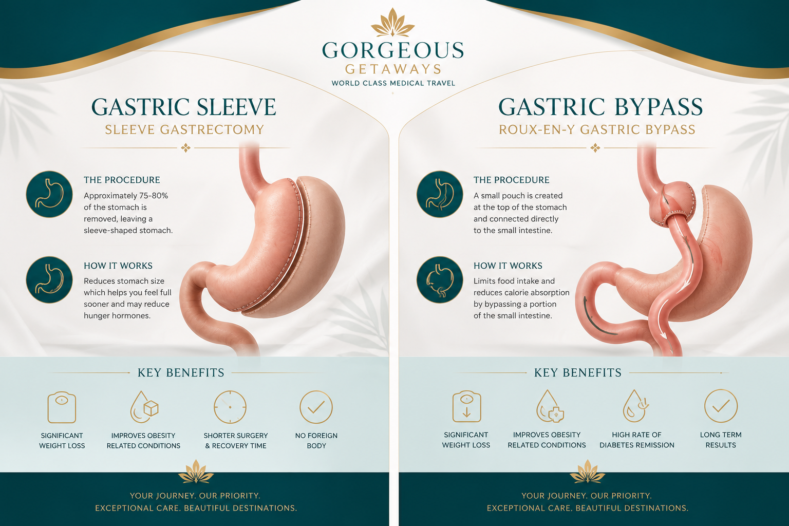 Gastric Sleeve and Bypass Surgery
